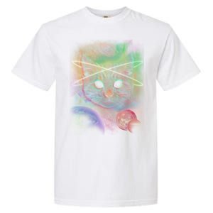 Cool Cat Nebula Space Universe  Garment-Dyed Heavyweight T-Shirt