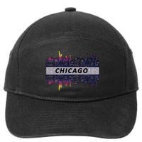 Cool Chicago Skyline 7-Panel Snapback Hat