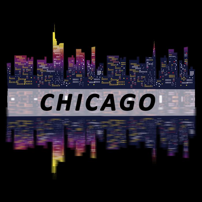 Cool Chicago Skyline 7-Panel Snapback Hat