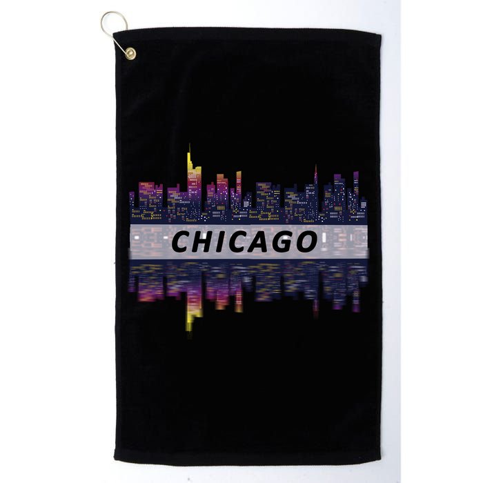 Cool Chicago Skyline Golf Towel