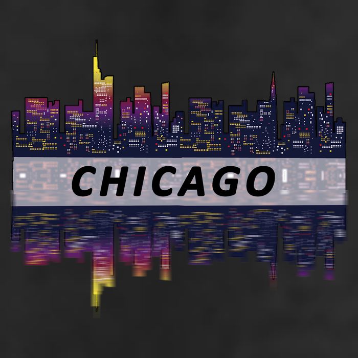 Cool Chicago Skyline Golf Towel