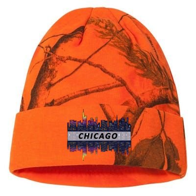 Cool Chicago Skyline Kati Licensed 12" Camo Beanie