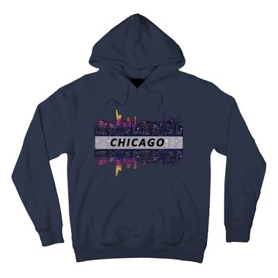 Cool Chicago Skyline Hoodie