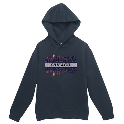 Cool Chicago Skyline Urban Pullover Hoodie