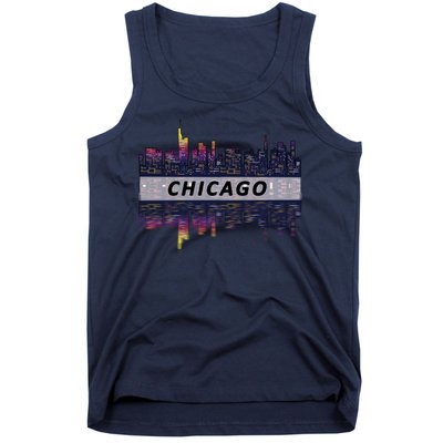 Cool Chicago Skyline Tank Top