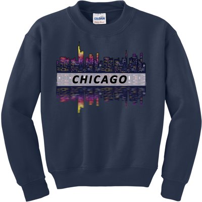 Cool Chicago Skyline Kids Sweatshirt