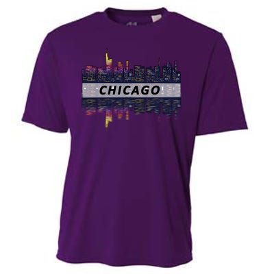 Cool Chicago Skyline Cooling Performance Crew T-Shirt