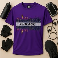 Cool Chicago Skyline Performance Shirt