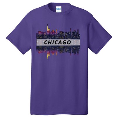 Cool Chicago Skyline Tall T-Shirt