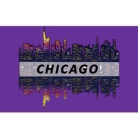 Cool Chicago Skyline Bumper Sticker