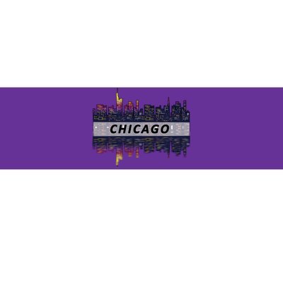 Cool Chicago Skyline Bumper Sticker