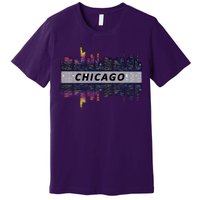 Cool Chicago Skyline Premium T-Shirt