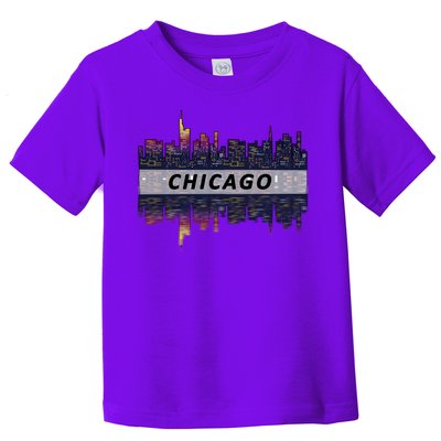 Cool Chicago Skyline Toddler T-Shirt