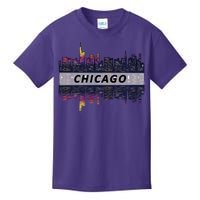 Cool Chicago Skyline Kids T-Shirt