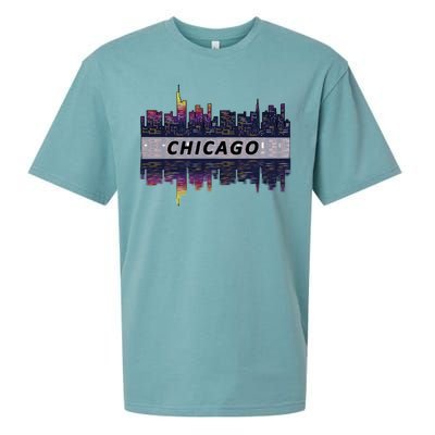 Cool Chicago Skyline Sueded Cloud Jersey T-Shirt