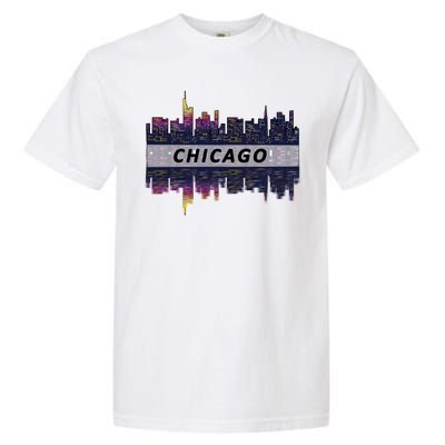 Cool Chicago Skyline Garment-Dyed Heavyweight T-Shirt