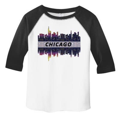 Cool Chicago Skyline Toddler Fine Jersey T-Shirt