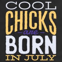 Cool Chicks Are Born In July Adult Drive Performance Visor