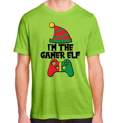 Cool Christmas I'm The Gamer Elf Adult ChromaSoft Performance T-Shirt