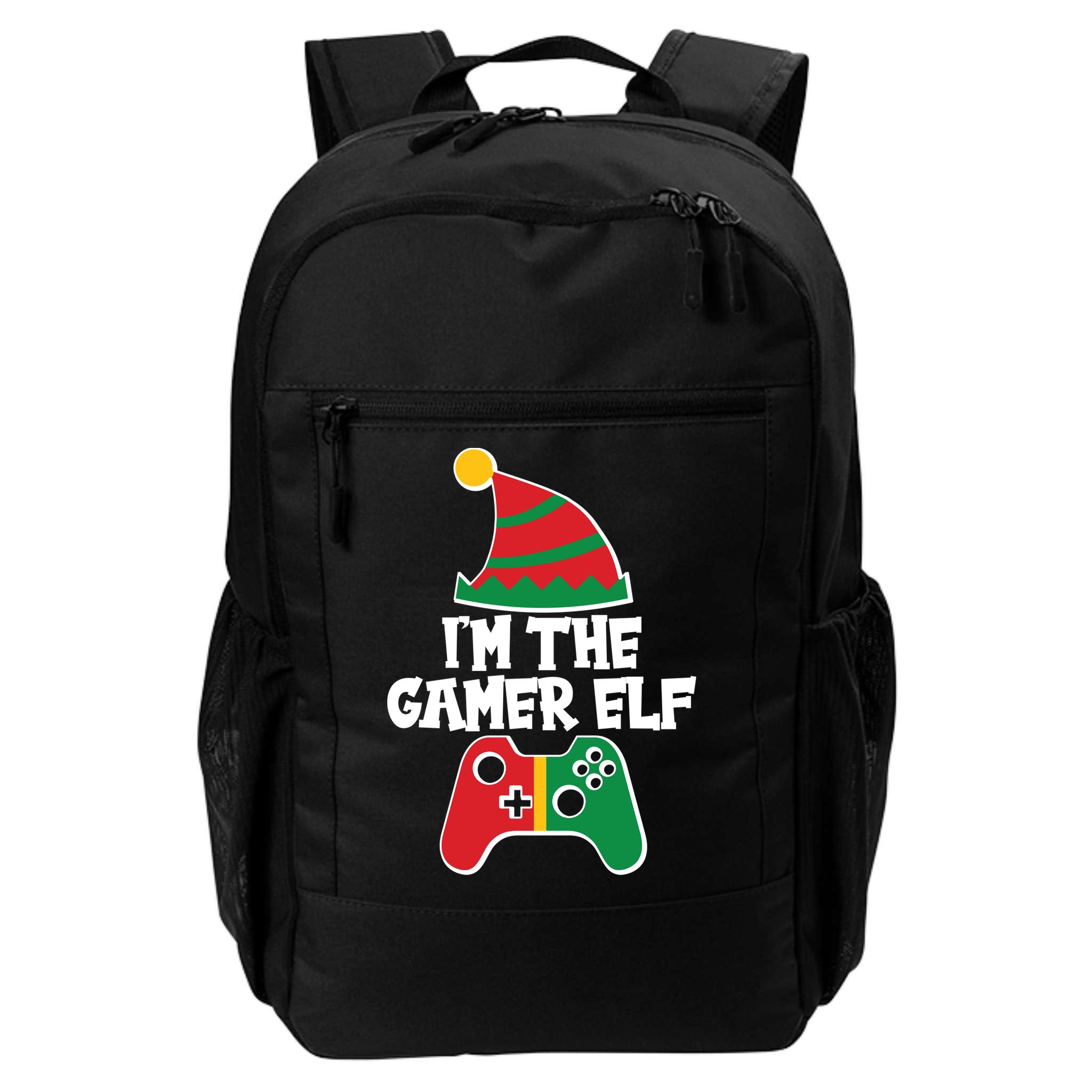 Cool Christmas I'm The Gamer Elf Backpack