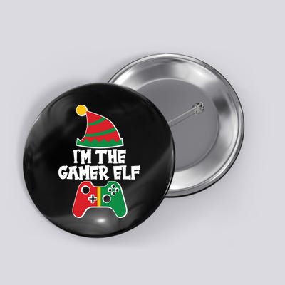 Cool Christmas I'm The Gamer Elf Button