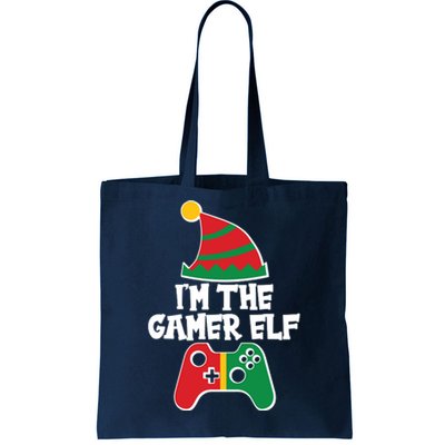 Cool Christmas I'm The Gamer Elf Tote Bag