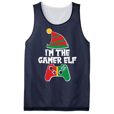 Cool Christmas I'm The Gamer Elf Mesh Reversible Basketball Jersey Tank