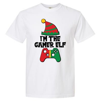 Cool Christmas I'm The Gamer Elf Garment-Dyed Heavyweight T-Shirt