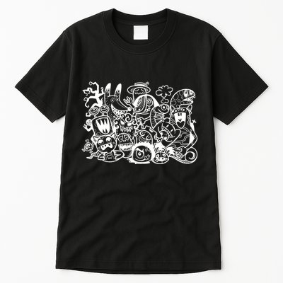 Cool Classic Cartoonish Character Group Tall T-Shirt