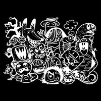 Cool Classic Cartoonish Character Group Flatbill Hat
