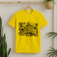 Cool Classic Cartoonish Character Group T-Shirt
