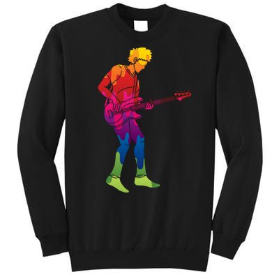 Cool Colorful Music Guitar Guy Sweatshirt