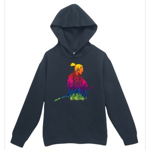 Cool Colorful Samurai Katana Urban Pullover Hoodie