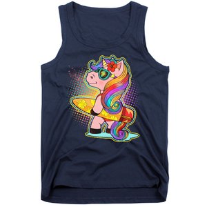 Cool Cute Surfer Unicorn Tank Top