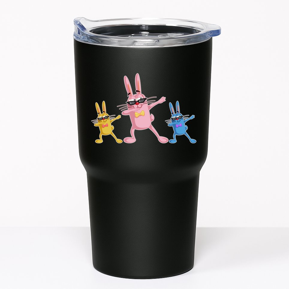 Cool Dabbing Easter Bunnies Tumbler