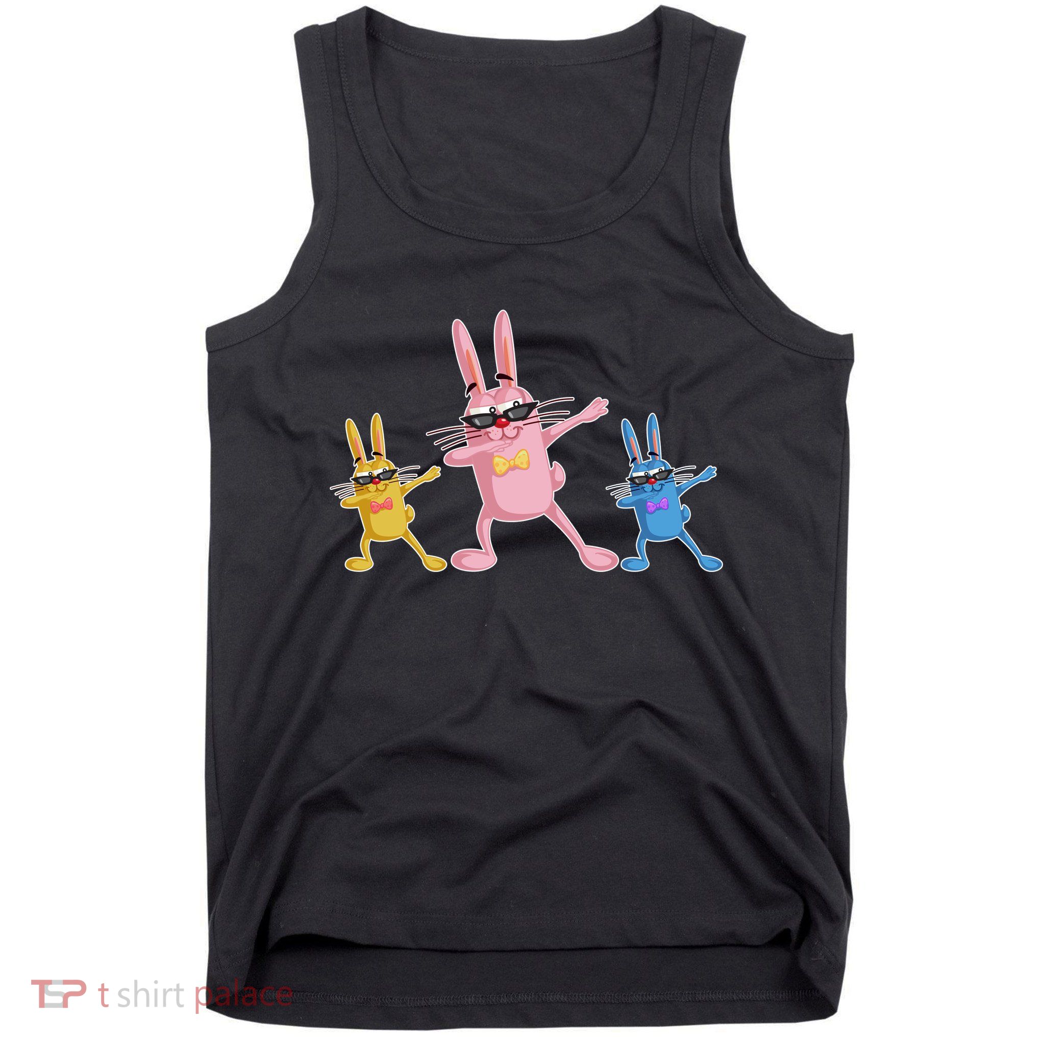 Cool Dabbing Easter Bunnies Tank Top