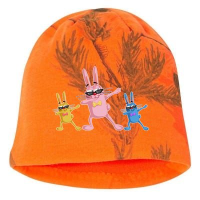 Cool Dabbing Easter Bunnies Kati - Camo Knit Beanie