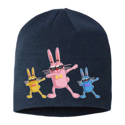 Cool Dabbing Easter Bunnies Sustainable Beanie