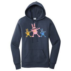 Cool Dabbing Easter Bunnies Women's Pullover Hoodie