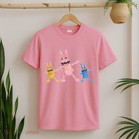 Cool Dabbing Easter Bunnies T-Shirt