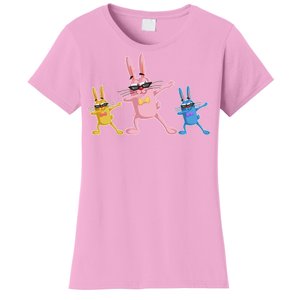 Cool Dabbing Easter Bunnies Women's T-Shirt