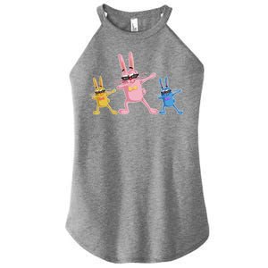 Cool Dabbing Easter Bunnies Women's Perfect Tri Rocker Tank