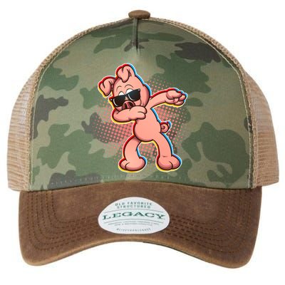 Cool Dabbing Pig Legacy Tie Dye Trucker Hat