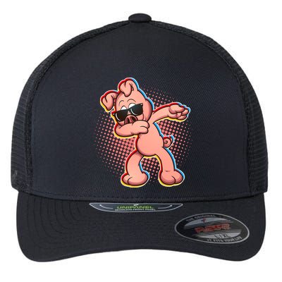 Cool Dabbing Pig Flexfit Unipanel Trucker Cap