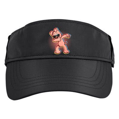Cool Dabbing Pig Adult Drive Performance Visor