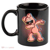 Cool Dabbing Pig 11oz C Handle Ceramic Mug
