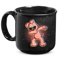Cool Dabbing Pig 15oz Campfire Ceramic Mug