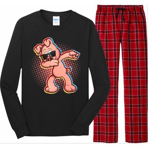 Cool Dabbing Pig Long Sleeve Pajama Set