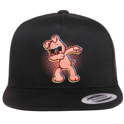Cool Dabbing Pig Flatbill Hat