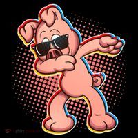 Cool Dabbing Pig Flatbill Hat